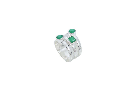 Bague argent EMERAUDE