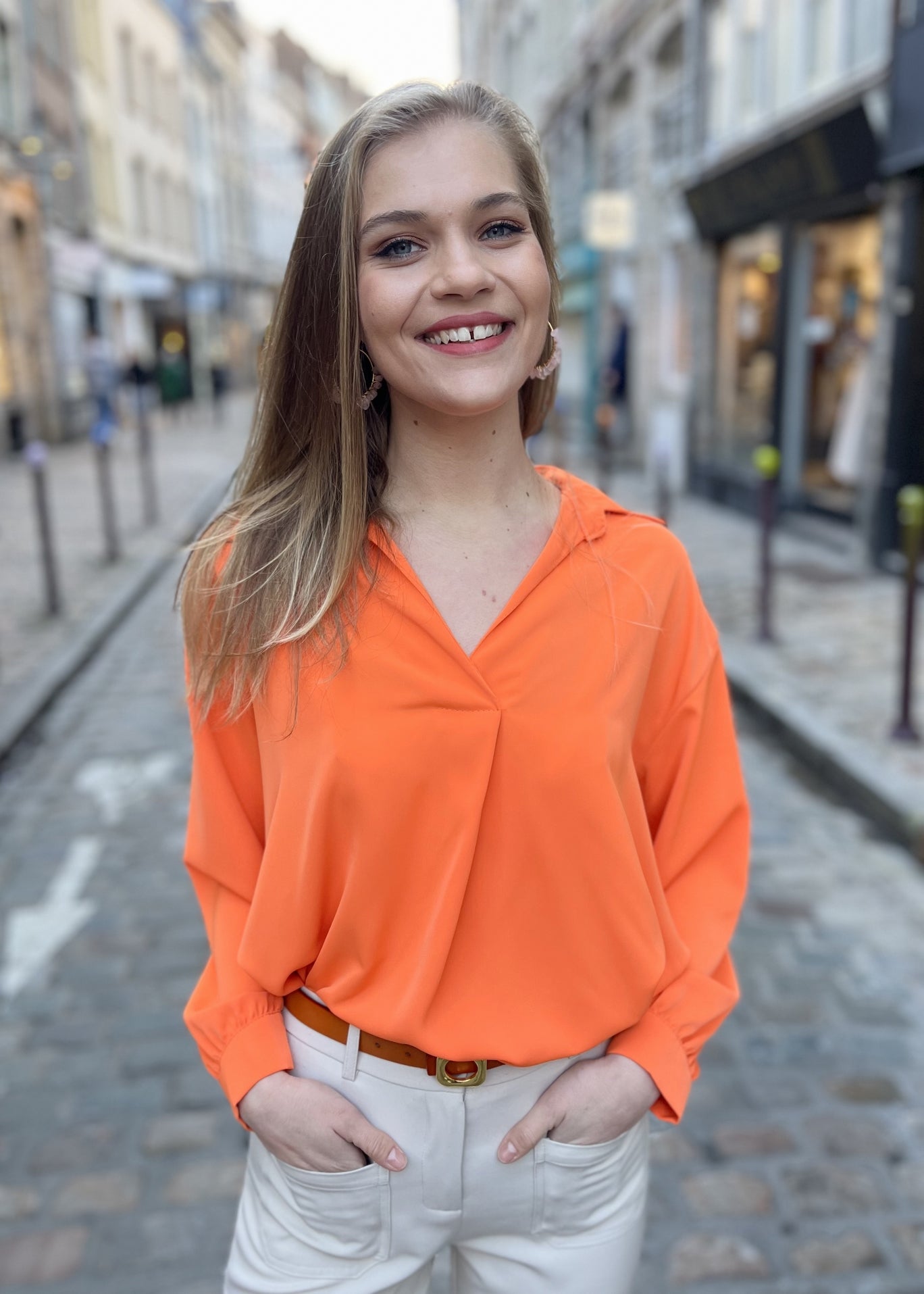 Blouse célia ORANGE