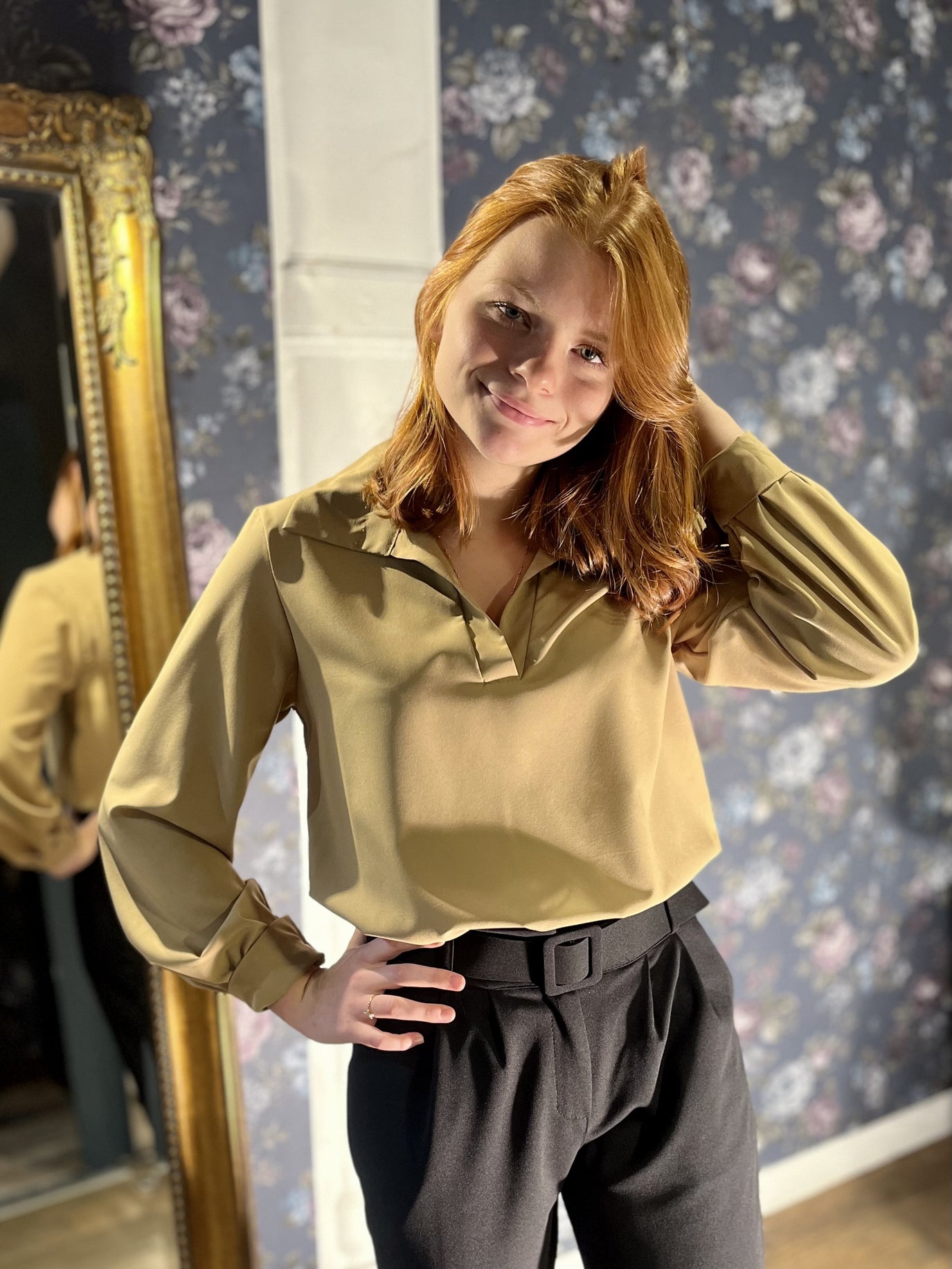 Blouse Céline CAMEL