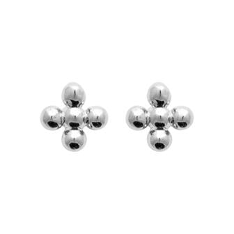 Boucles argent rhodié 