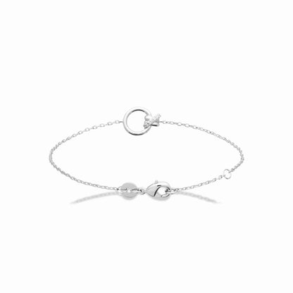 Bracelet argent rhodié 