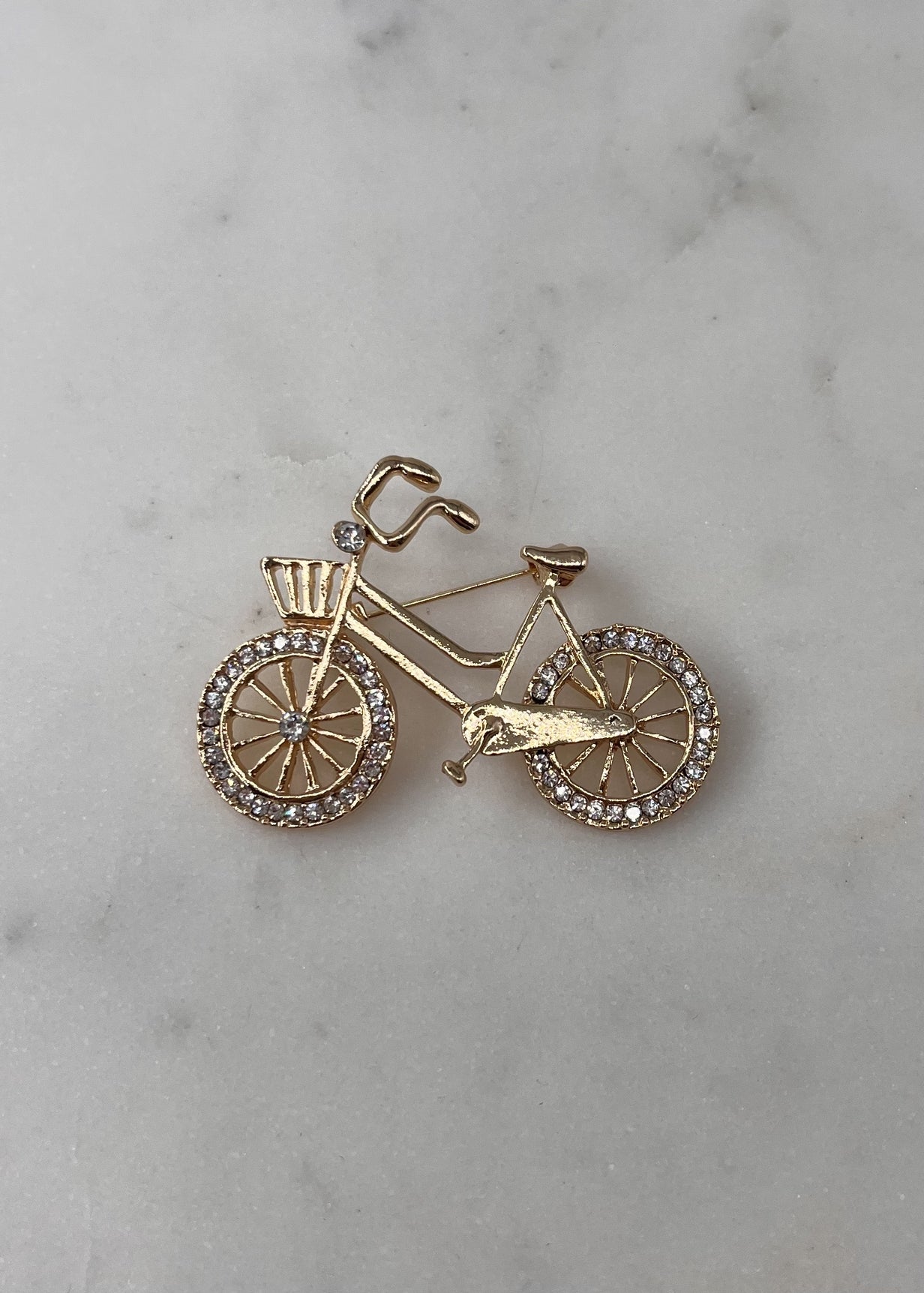 Broche vélo STRASS CRISTAL