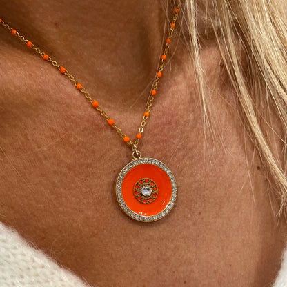 Collier pm claudia dore ORANGE