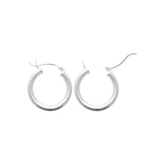 Creoles argent 20 mm 