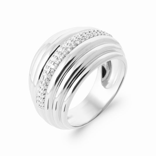 Bague argent rh oz 