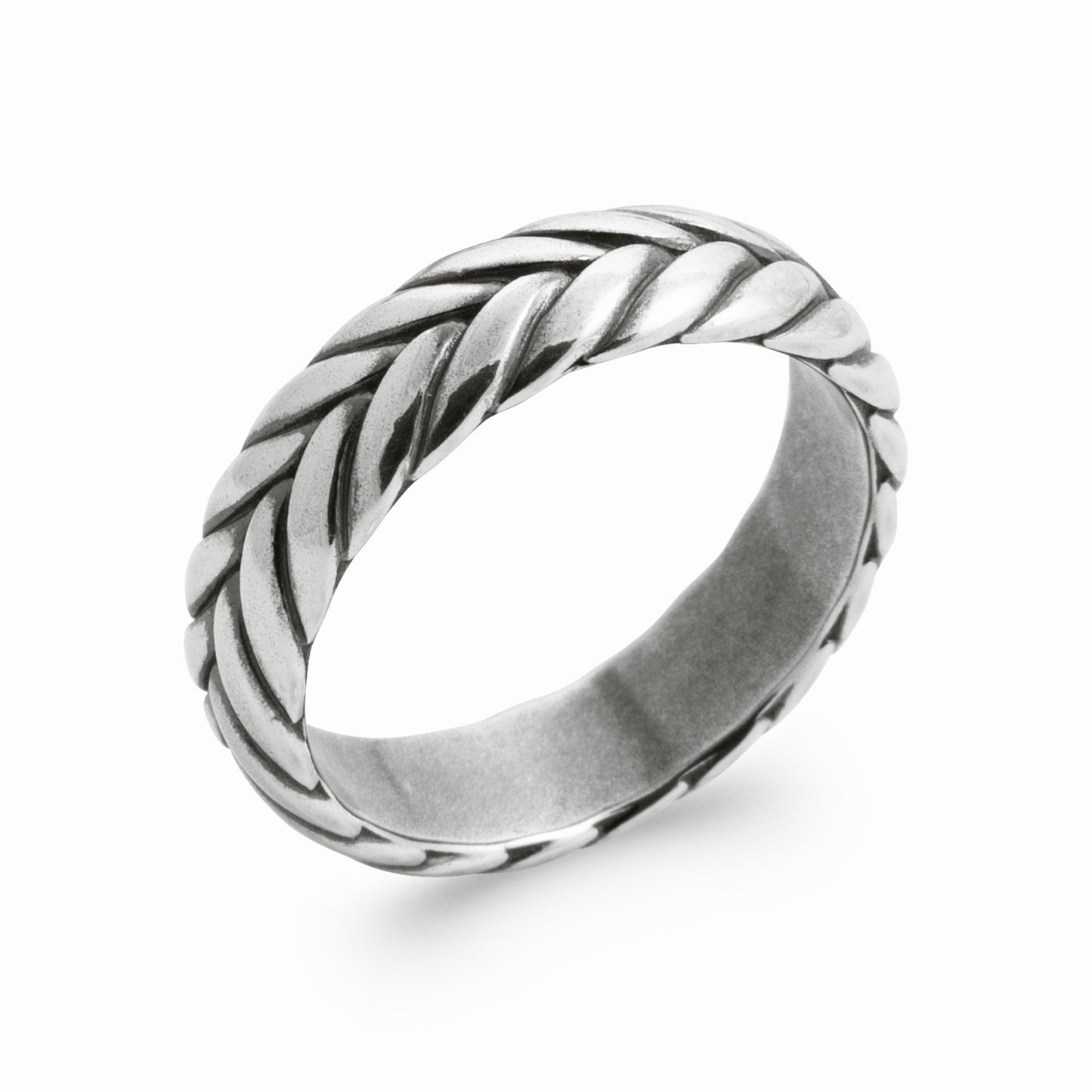 Bague travaillée argent 