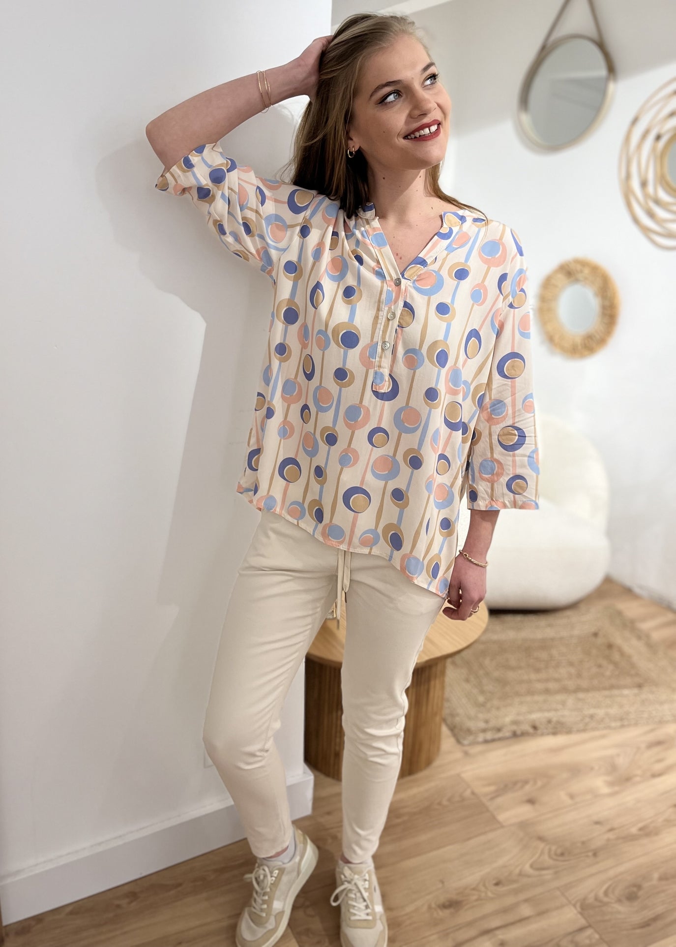 Blouse rose CELESTE