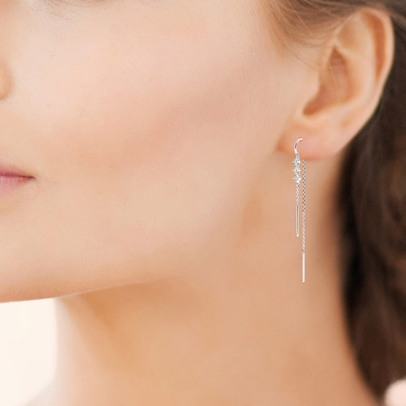 Boucles d'oreilles argent 925 