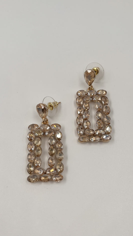 Boucles d'oreilles éléonore BEIGE