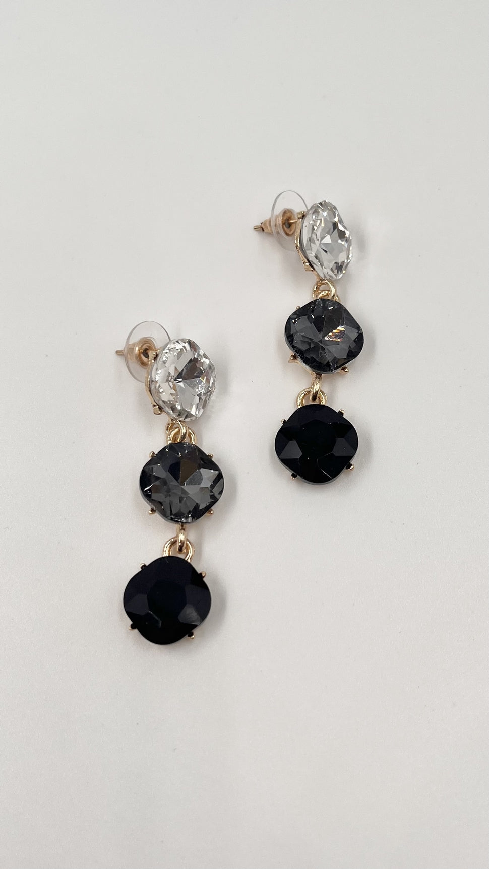 Boucles d'oreilles étincelle NOIR