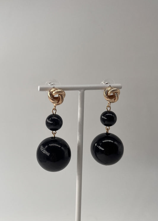 Boucles d'oreilles noémie NOIR