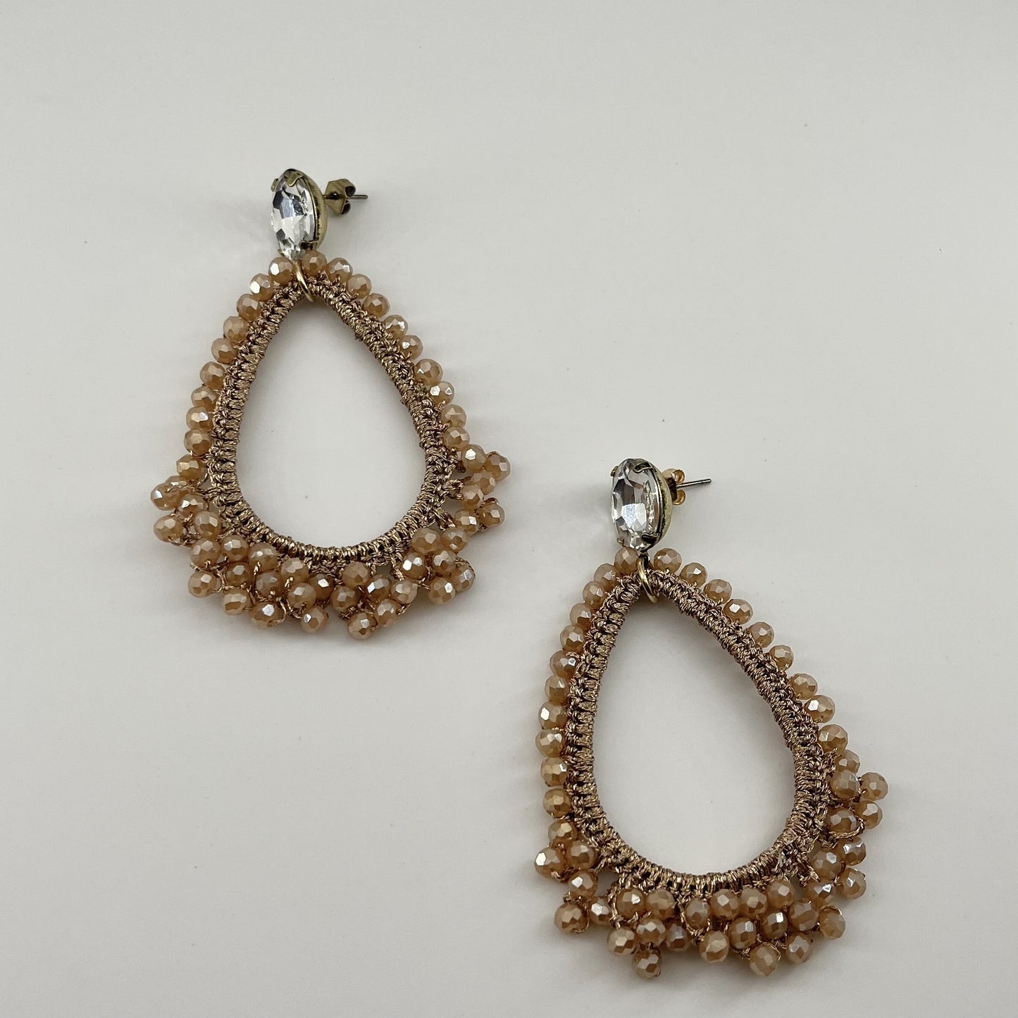 Boucles dorées Diva TAUPE