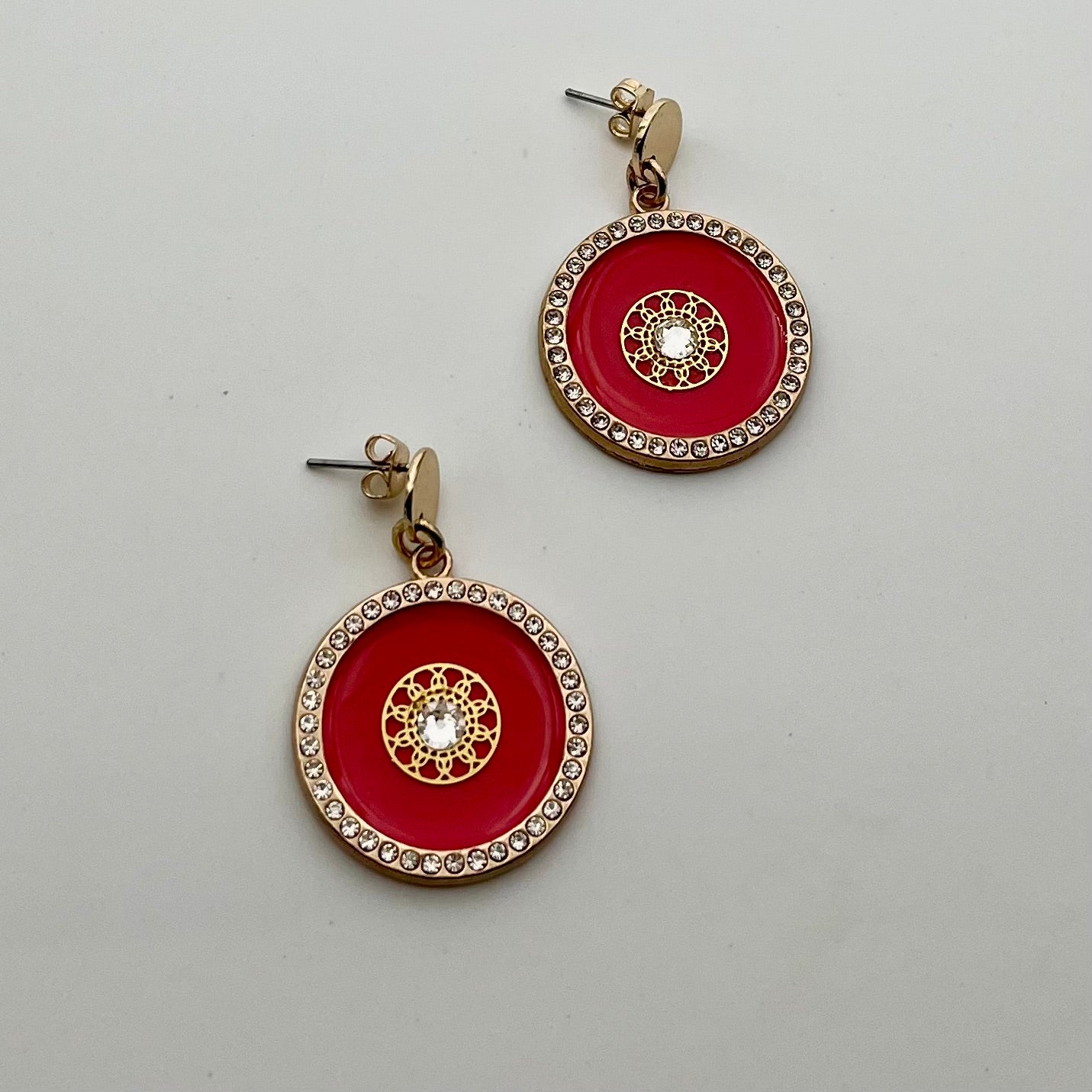 Boucles dorées petits modèles Claudia FRAMBOISE