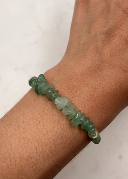 Bracelet lola réglable Pierre semi-precieuse AVENTURINE