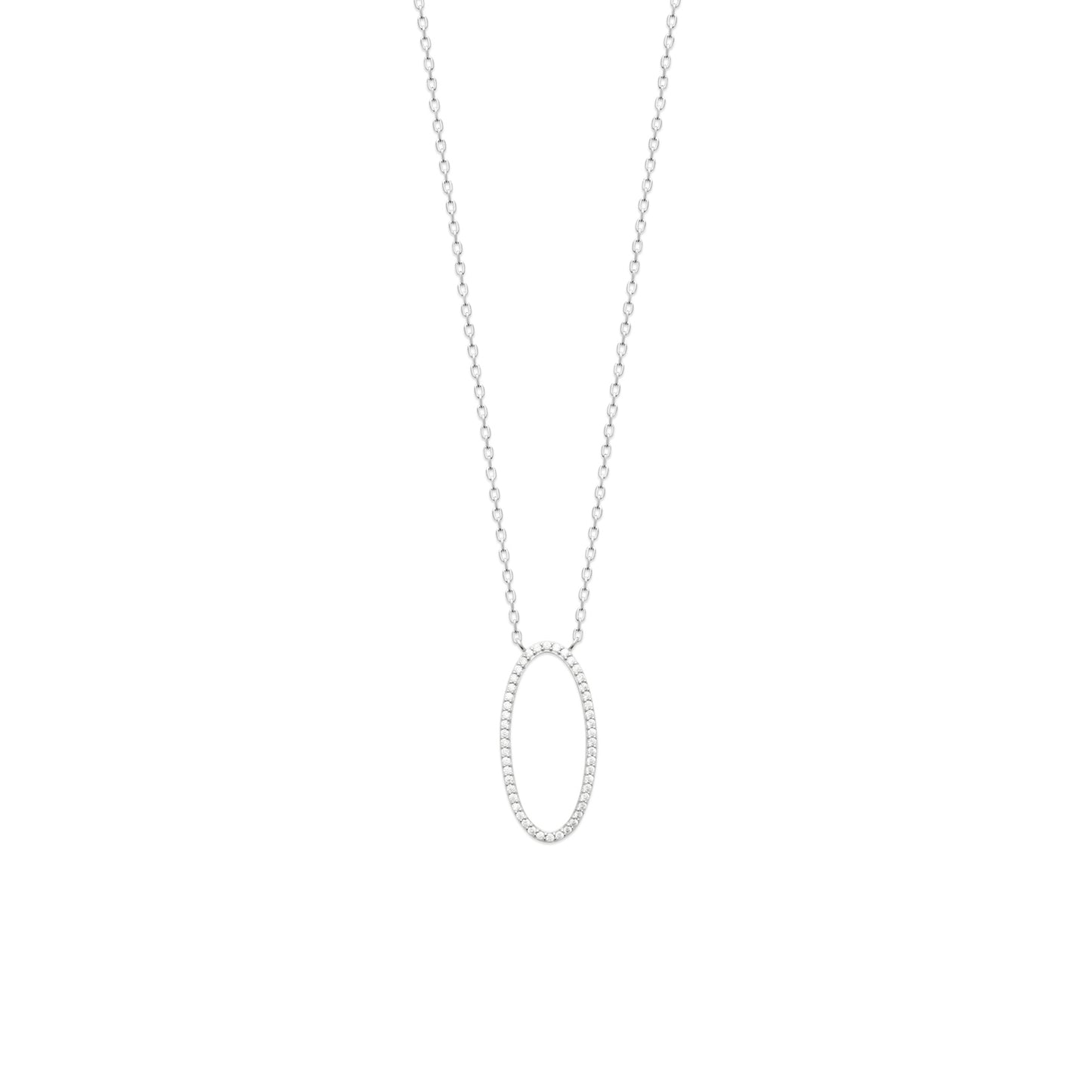 Collier argent 925 Et zirconium 