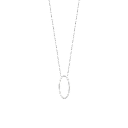 Collier argent 925 Et zirconium 