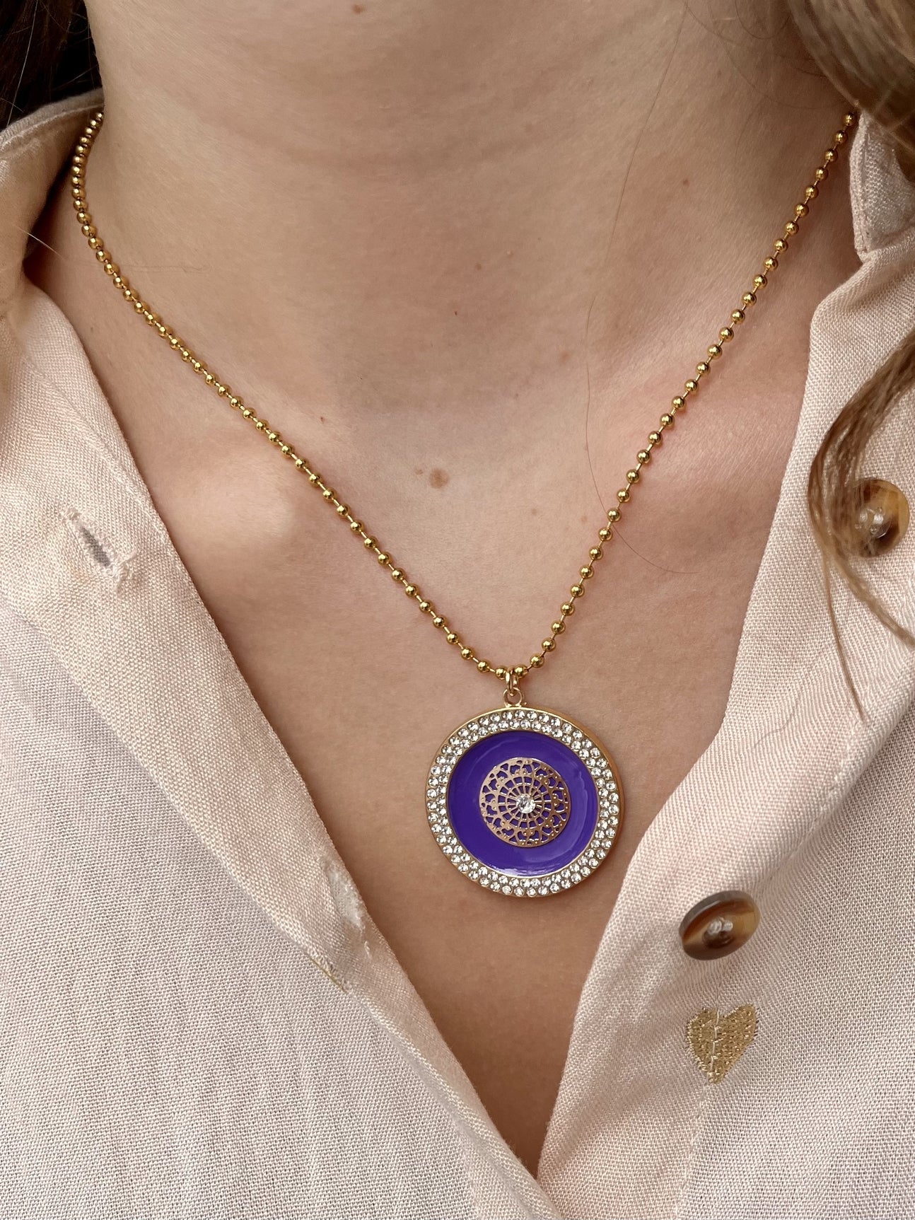 Collier gm claudia dore VIOLET