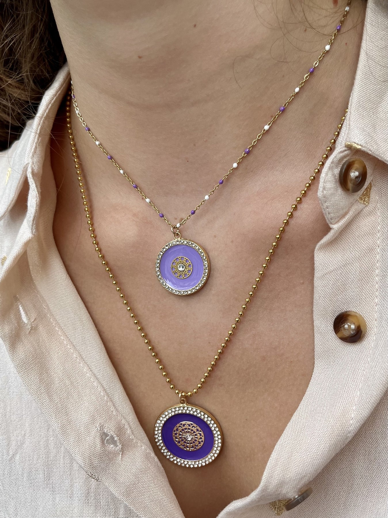 Collier gm claudia dore VIOLET