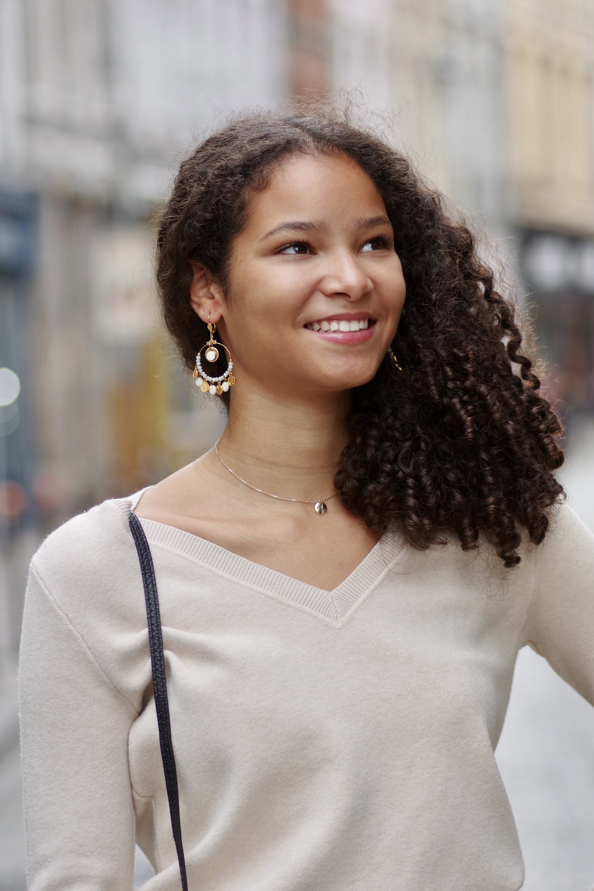 Créoles dorées Anaïs BLANC