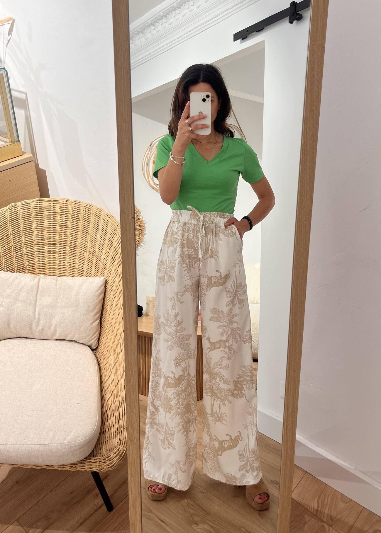 Crop top chloé VERT BRESIL