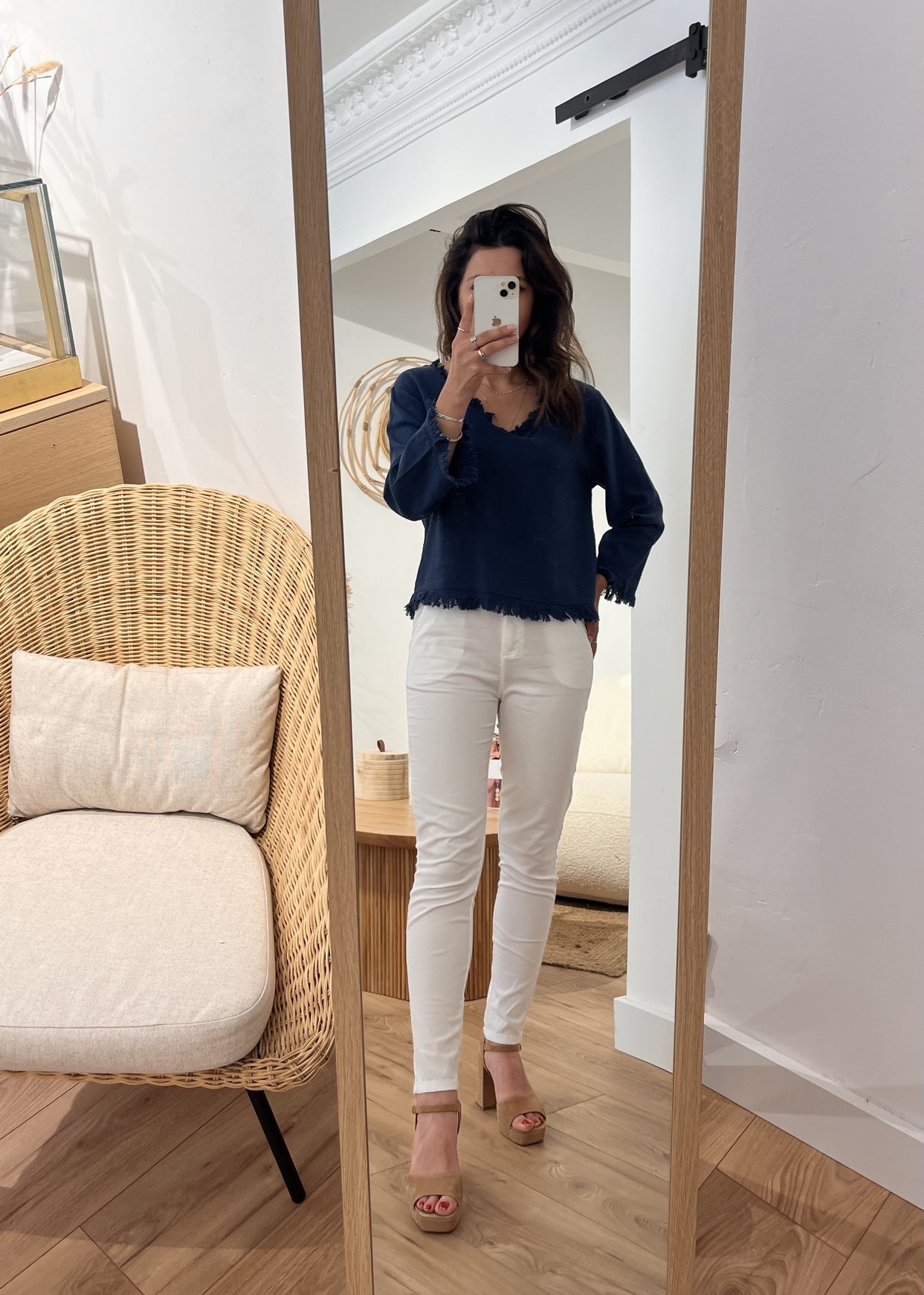 Pantalon alexandrine BLANC