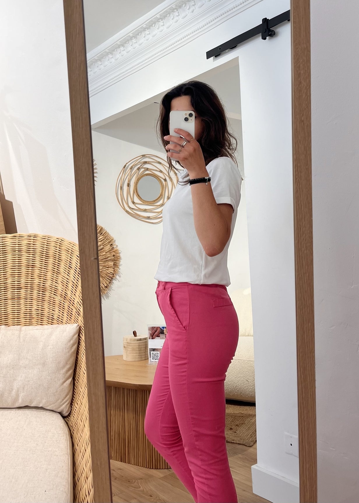 Pantalon alexandrine FRAMBOISE