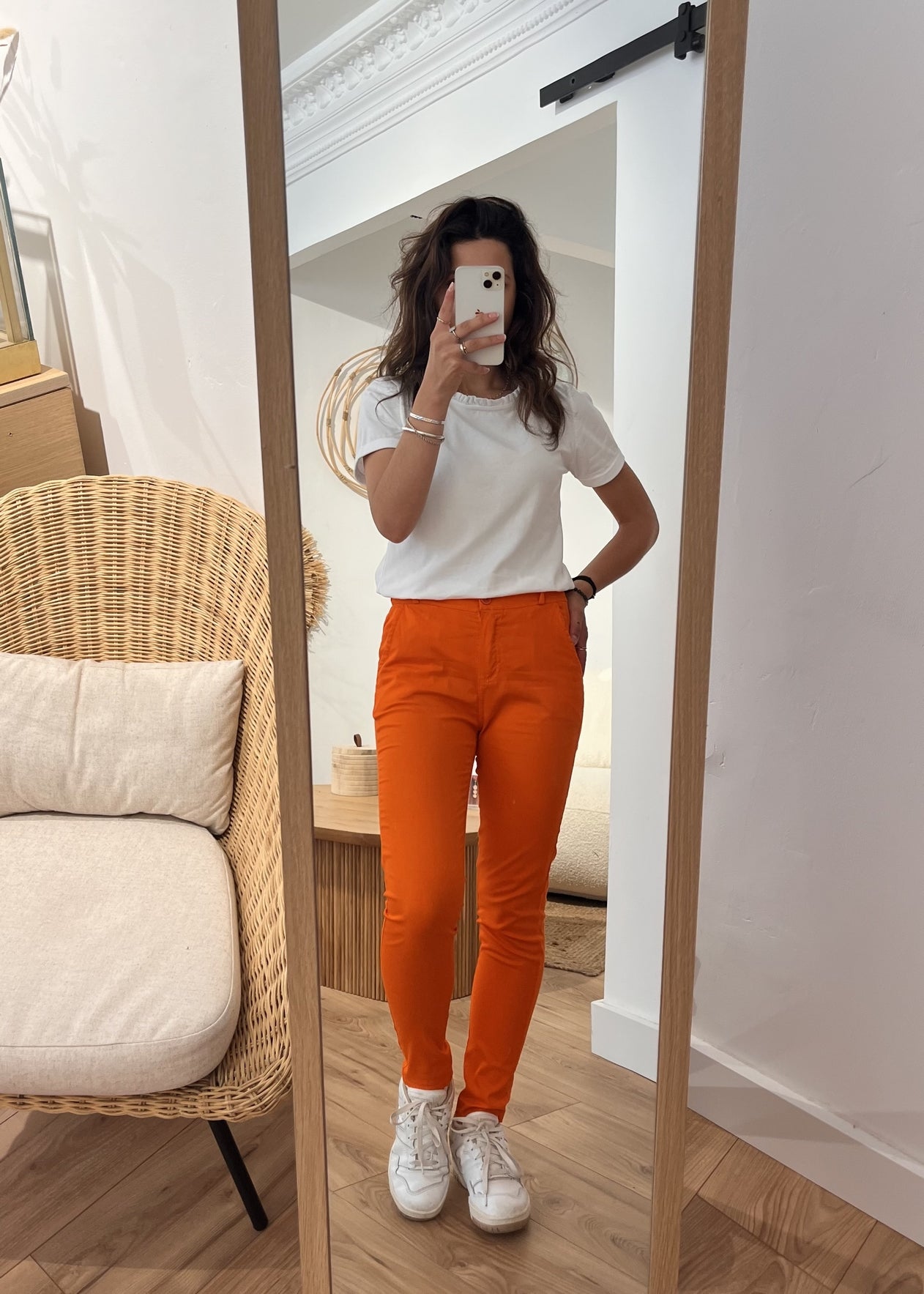 Pantalon alexandrine ORANGE