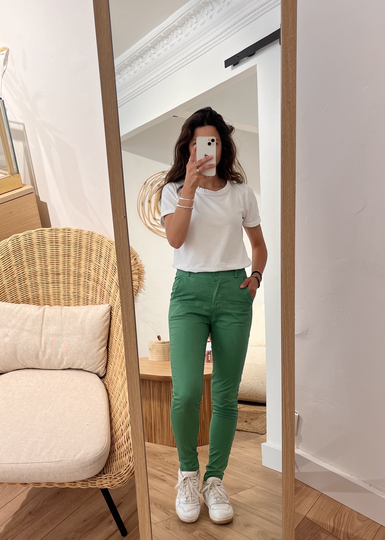 Pantalon alexandrine VERT GUCCI