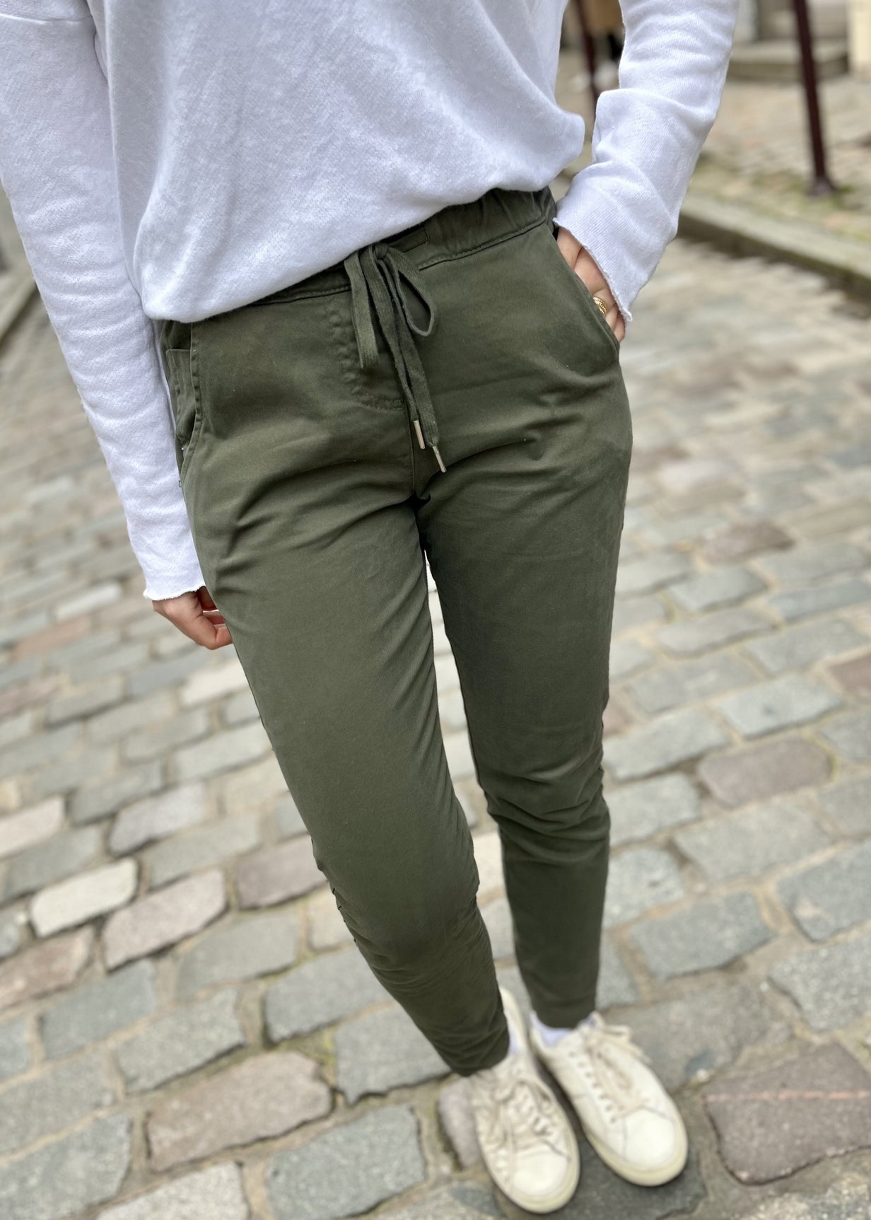 Pantalon lilou KAKI