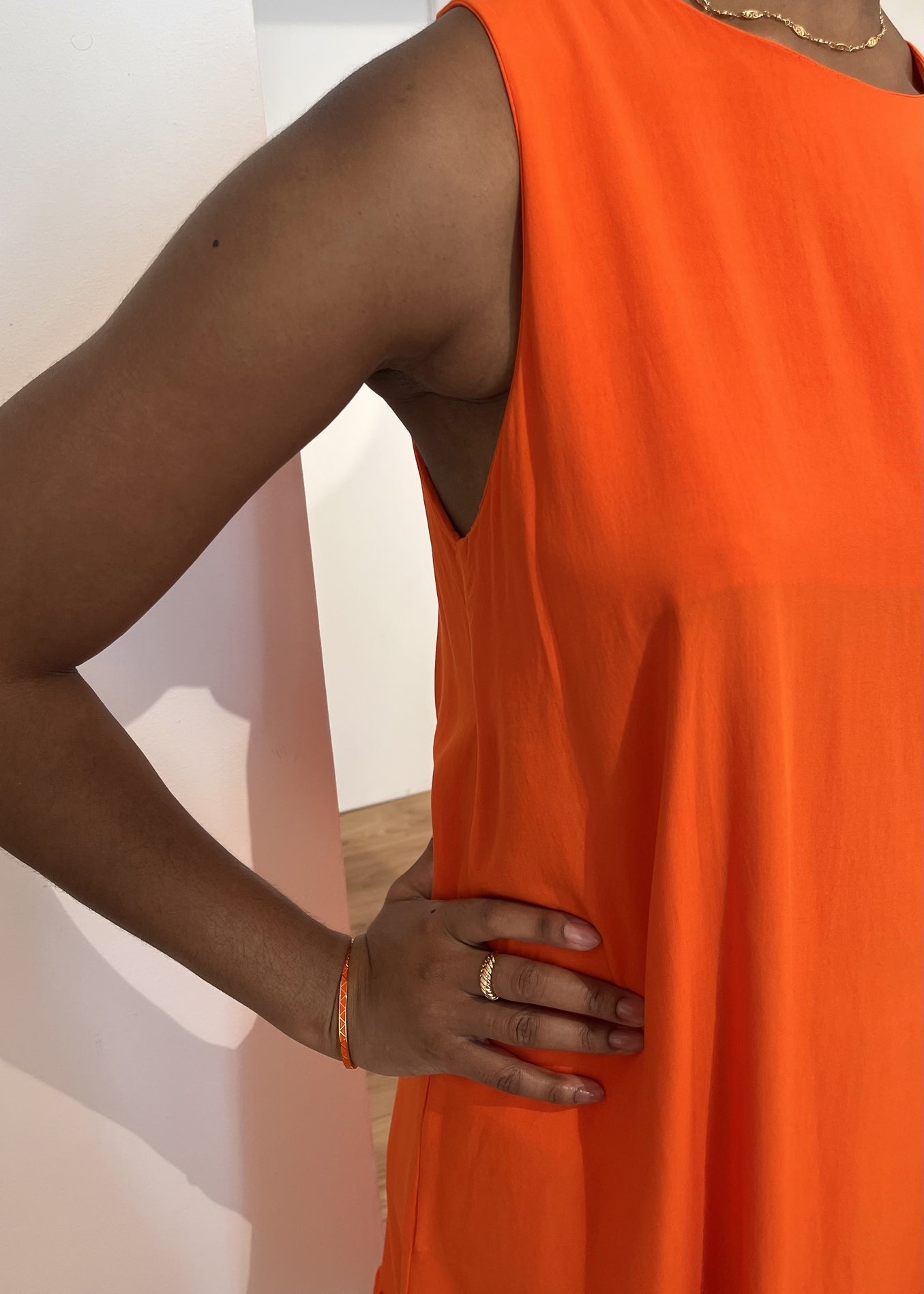 Robe courte sophie ORANGE