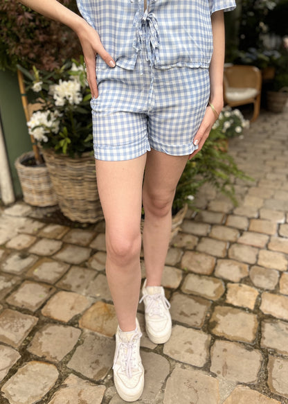 Short suzie BLEU VICHY