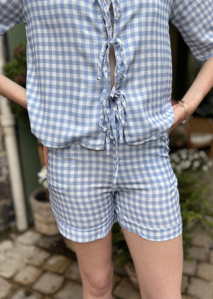 Short suzie BLEU VICHY