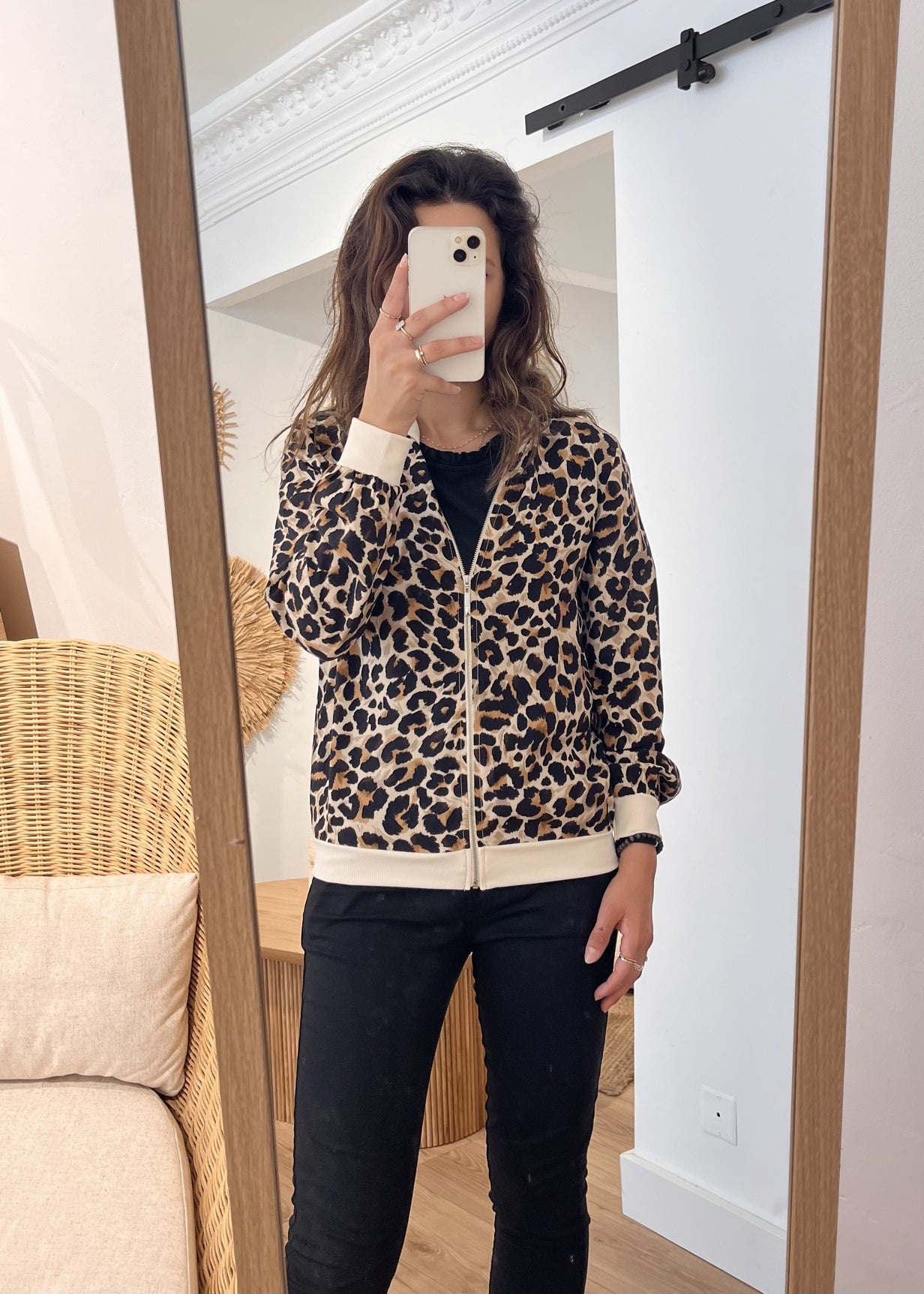 Veste bomber sidonie LEOPARD